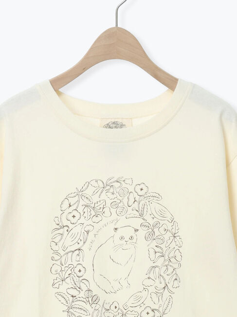 Samansa Mos2「【miyuki matsuo&times;Samansa Mos2】プリントT」|Tシャツ・カットソー|