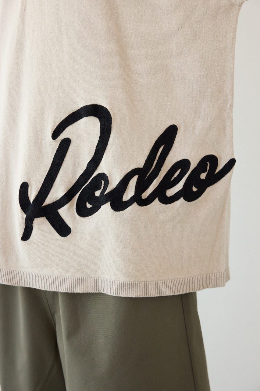 RODEO CROWNS「ビッグチェーン刺繍ニットトップス」|ニット・セーター|