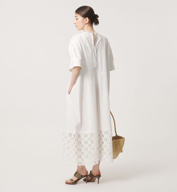 UNITED ARROWS「ラッセルレース コンビ ワンピース ‐ウォッシャブル‐」|ワンピース|