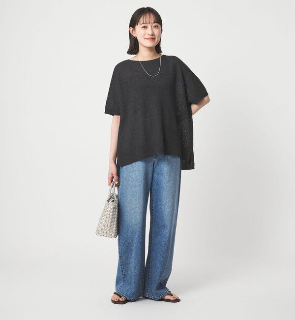 UNITED ARROWS green label relaxing「ペーパー ヤーン プルオーバー」|ニット・セーター|