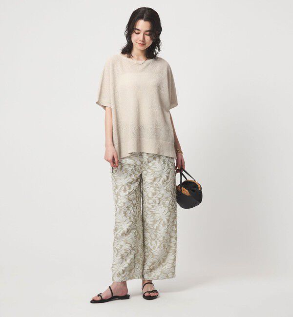 UNITED ARROWS green label relaxing「ペーパー ヤーン プルオーバー」|ニット・セーター|