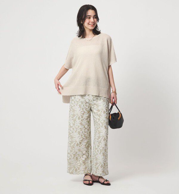 UNITED ARROWS green label relaxing「ペーパー ヤーン プルオーバー」|ニット・セーター|