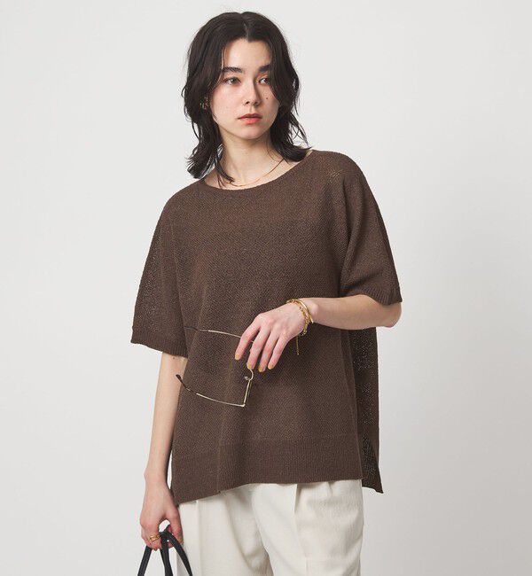 UNITED ARROWS green label relaxing「ペーパー ヤーン プルオーバー」|ニット・セーター|MD.BROWN