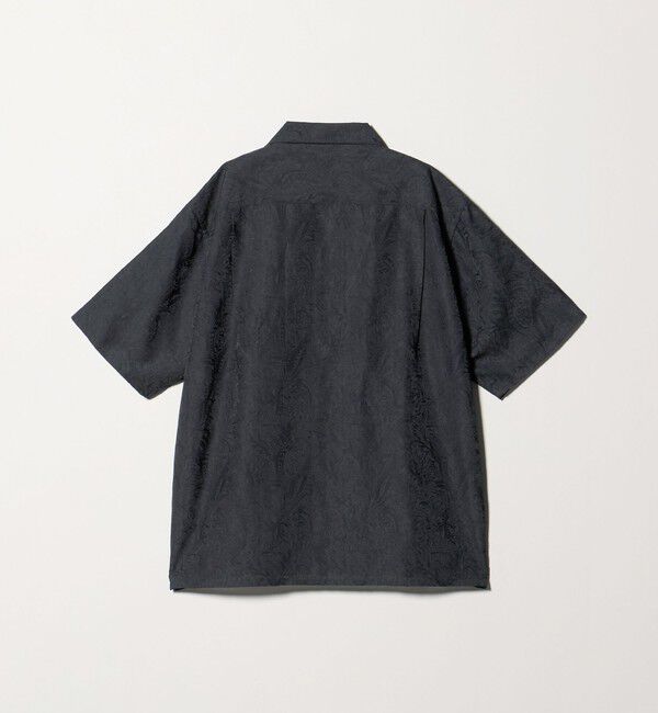 UNITED ARROWS green label relaxing「リネンライク ジャガード オープンカラー 半袖 シャツ」|シャツ・ブラウス|