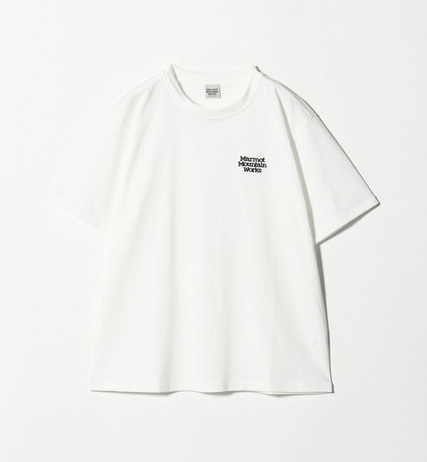UNITED ARROWS green label relaxing「【別注】＜Marmot＞ショートスリーブ ロゴ Tシャツ」|Tシャツ・カットソー|OFF WHITE
