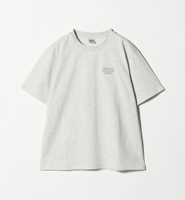 UNITED ARROWS green label relaxing「【別注】＜Marmot＞ショートスリーブ ロゴ Tシャツ」|Tシャツ・カットソー|MD.GRAY