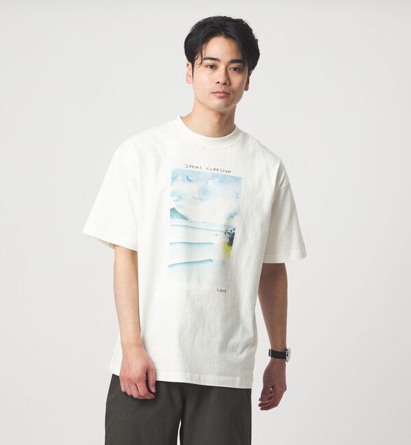 UNITED ARROWS green label relaxing「【別注】＜Jonas Claesson＞SEA アート 半袖 Tシャツ」|Tシャツ・カットソー|