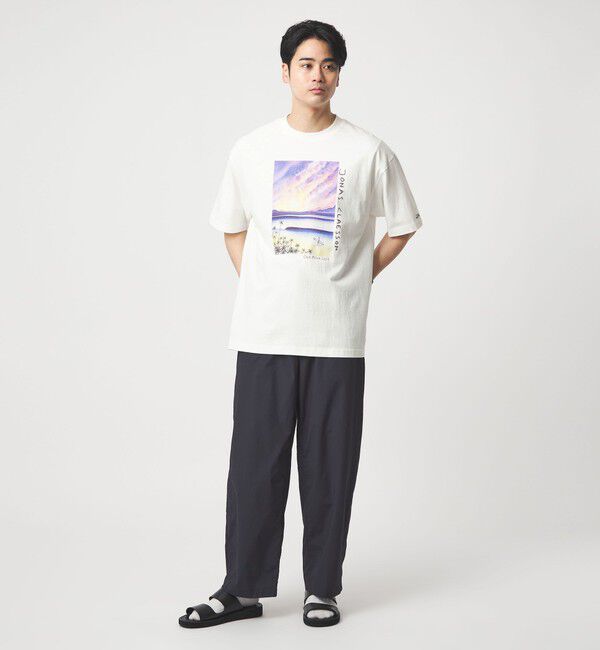 UNITED ARROWS green label relaxing「【別注】＜Jonas Claesson＞SEA アート 半袖 Tシャツ」|Tシャツ・カットソー|