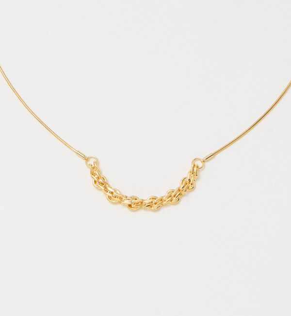 BEAUTY&YOUTH UNITED ARROWS「メタル チェーンモチーフ スライダー ネックレス」|ネックレス|