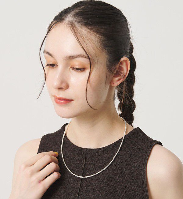 BEAUTY&YOUTH UNITED ARROWS「＜ERICKA NICOLAS BEGAY＞SHINY 3mmボール ネックレス/50cm」|ネックレス|