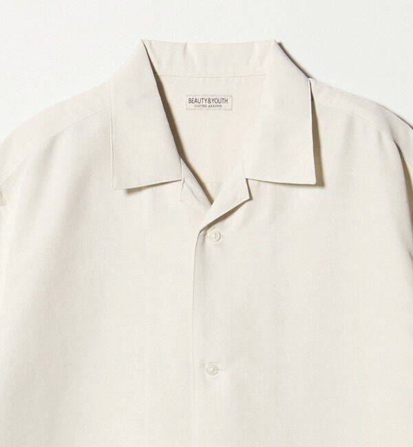 BEAUTY&YOUTH UNITED ARROWS「シルキータッチ ナロー オープンカラー シャツ FORM型」|シャツ・ブラウス|