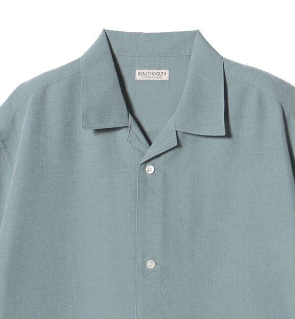 BEAUTY&YOUTH UNITED ARROWS「シルキータッチ ナロー オープンカラー シャツ FORM型」|シャツ・ブラウス|