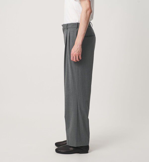 BEAUTY&YOUTH UNITED ARROWS「ピンストライプ バギー スラックス NO.9 ストレッチ」|チノ|