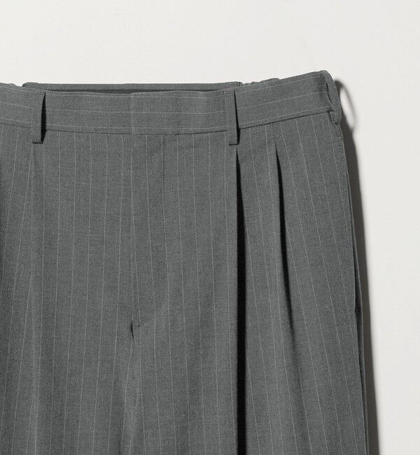 BEAUTY&YOUTH UNITED ARROWS「ピンストライプ バギー スラックス NO.9 ストレッチ」|チノ|