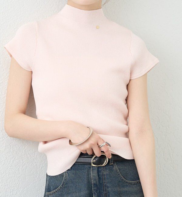  「ハイネックフレンチリブニット」|ニット・セーター|