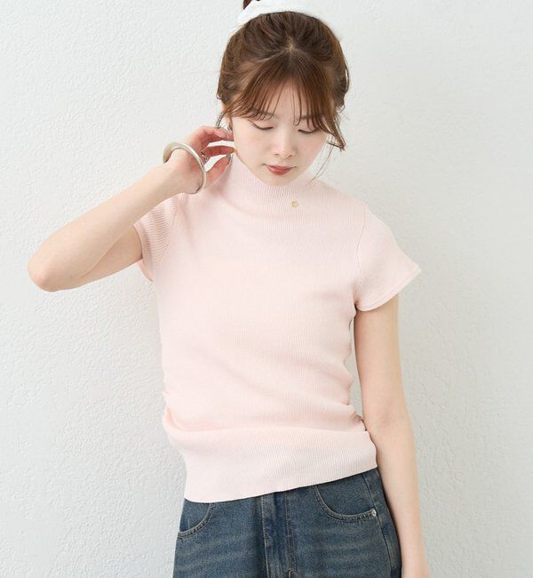  「ハイネックフレンチリブニット」|ニット・セーター|