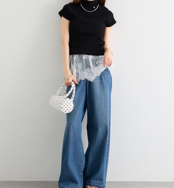  「ハイネックフレンチリブニット」|ニット・セーター|