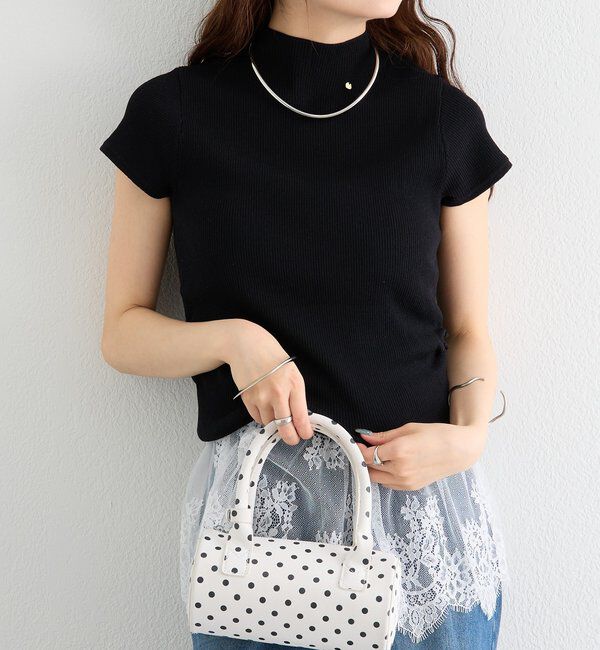  「ハイネックフレンチリブニット」|ニット・セーター|