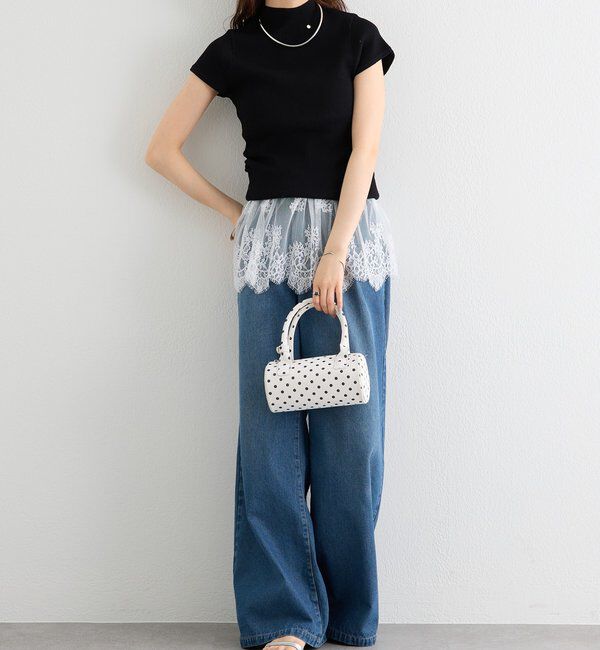  「ハイネックフレンチリブニット」|ニット・セーター|