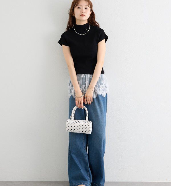  「ハイネックフレンチリブニット」|ニット・セーター|