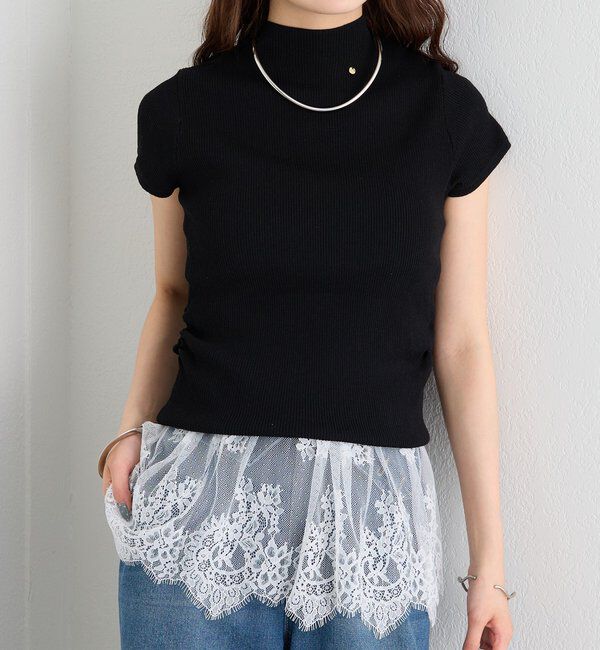  「ハイネックフレンチリブニット」|ニット・セーター|