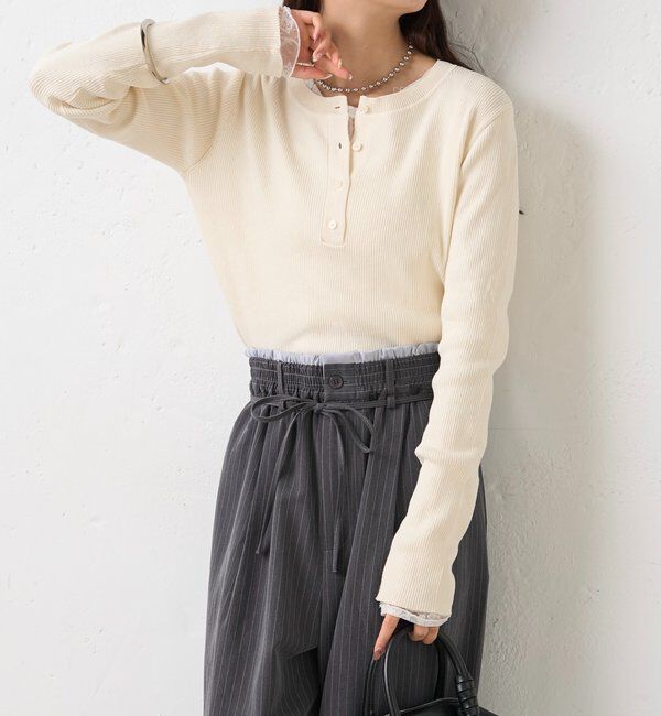  「26SSヘンリーリブニット」|ニット・セーター|