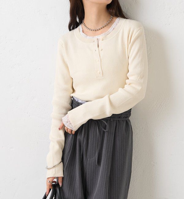  「26SSヘンリーリブニット」|ニット・セーター|