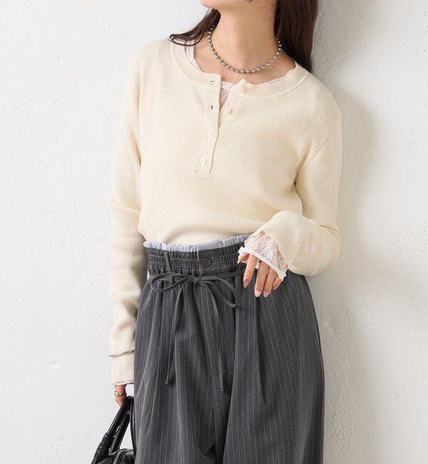  「26SSヘンリーリブニット」|ニット・セーター|