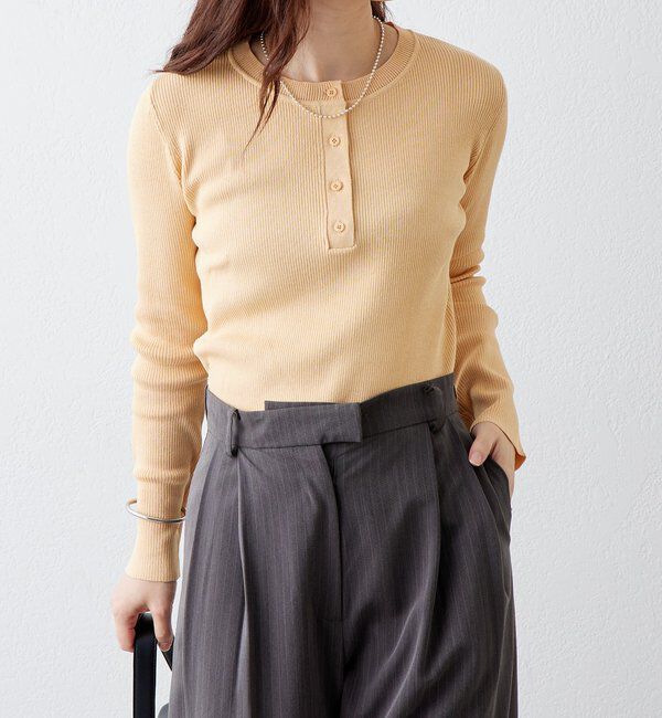  「26SSヘンリーリブニット」|ニット・セーター|