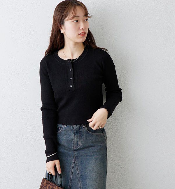  「26SSヘンリーリブニット」|ニット・セーター|