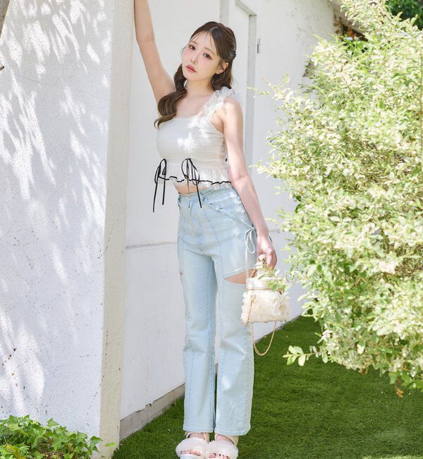  「チュールフリル厚底スポサン」|その他|