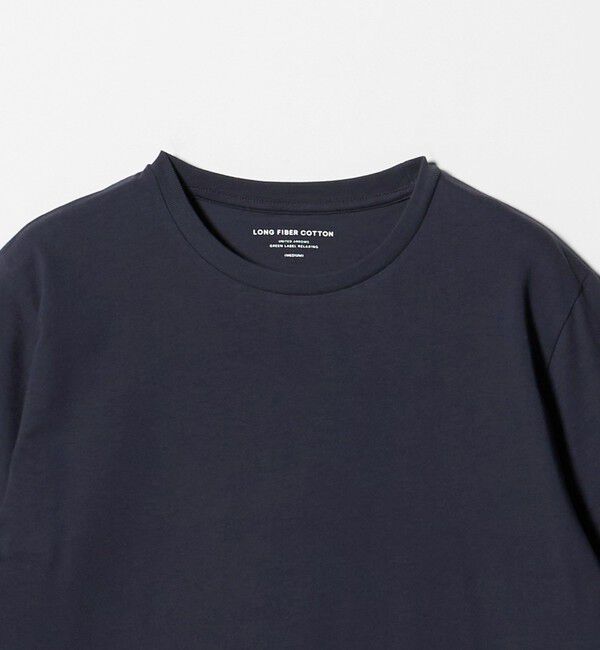 UNITED ARROWS green label relaxing「LONG FIBER COTTON クリア クルーネック 半袖 Tシャツ」|Tシャツ・カットソー|