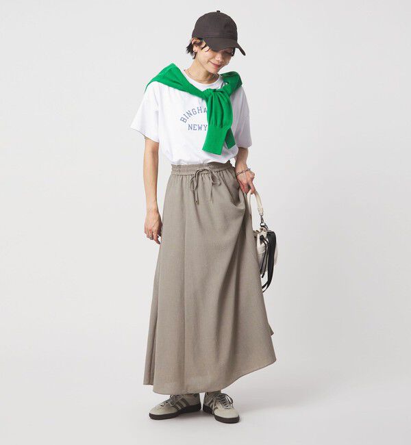 UNITED ARROWS green label relaxing「【結論シリーズ】ドライクロス フレアスカート［size SHORT/TALLあり］」|フレア|