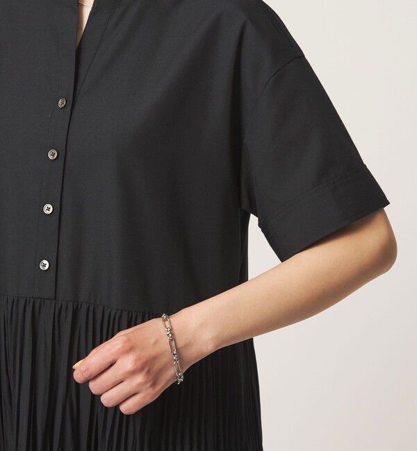 UNITED ARROWS green label relaxing「［size SHORT/TALLあり］ワッシャー プリーツ ショートスリーブ ワンピース」|ワンピース|