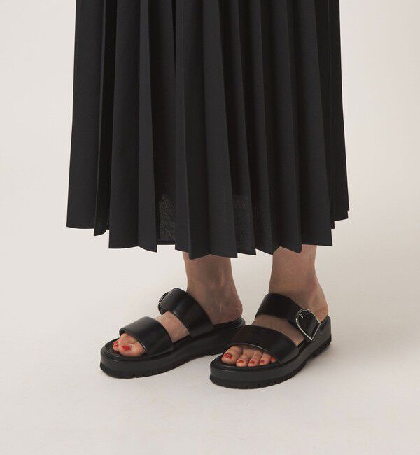 UNITED ARROWS green label relaxing「［size SHORT/TALLあり］ワッシャー プリーツ ショートスリーブ ワンピース」|ワンピース|