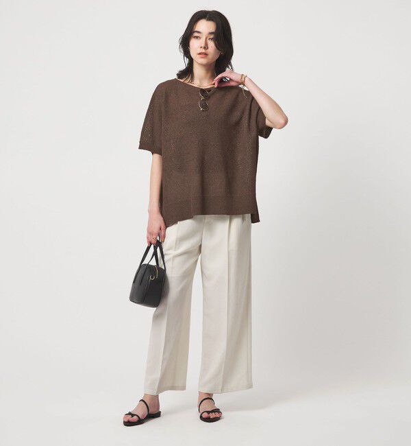 UNITED ARROWS green label relaxing「ペーパー ヤーン プルオーバー」|ニット・セーター|