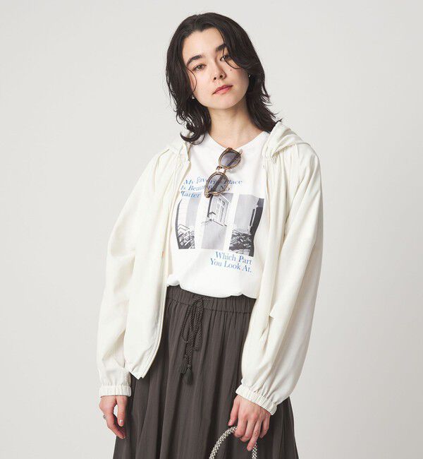 UNITED ARROWS green label relaxing「シアー フーディ ブルゾン マシンウォッシャブル UVカット 通気性」|ブルゾン・スタジャン|