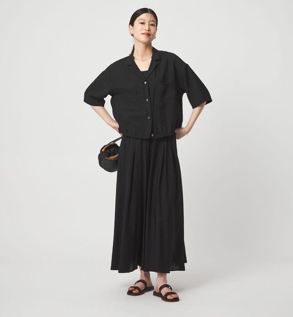 UNITED ARROWS green label relaxing「【WEB限定】＜at ease＞ポケット オープンカラー シャツ」|シャツ・ブラウス|