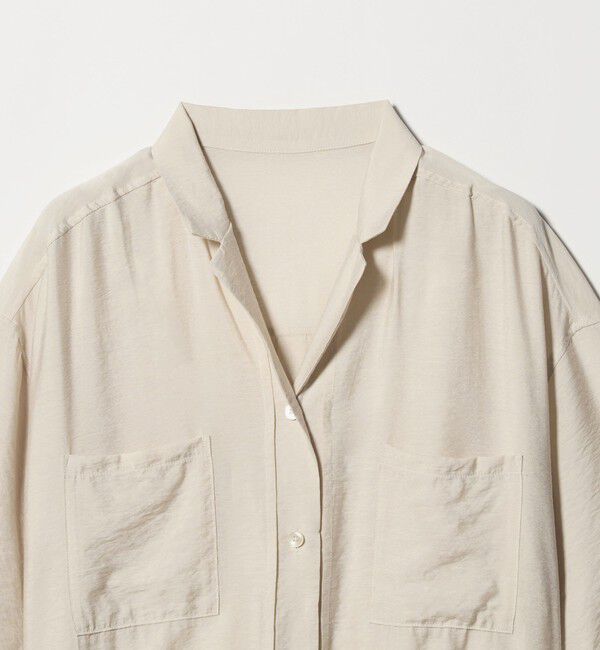 UNITED ARROWS green label relaxing「【WEB限定】＜at ease＞ポケット オープンカラー シャツ」|シャツ・ブラウス|