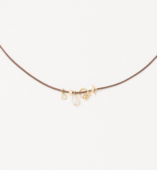 UNITED ARROWS green label relaxing「コード＆チャーム ミックス ネックレス」|ネックレス|