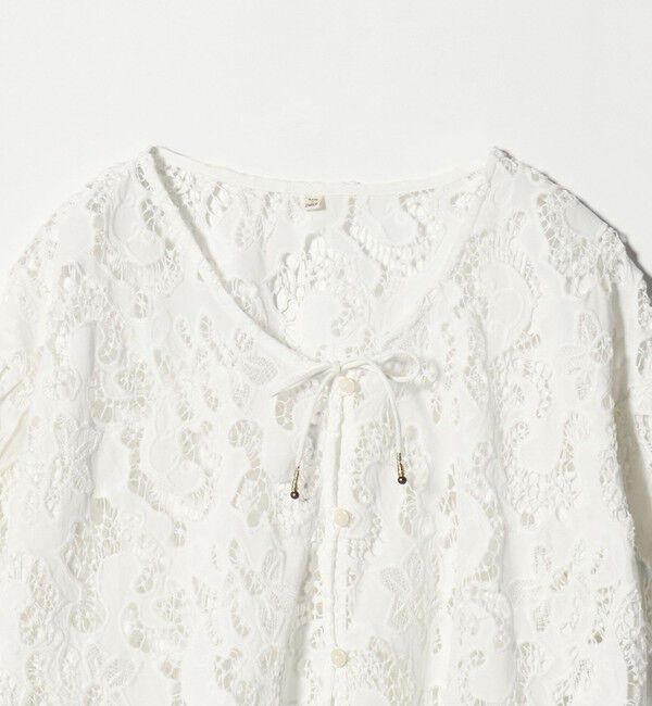 UNITED ARROWS green label relaxing「カットワークレース ブラウス」|シャツ・ブラウス|