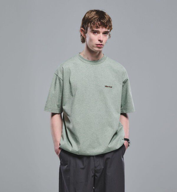 UNITED ARROWS green label relaxing「【別注】＜Marmot＞ドローイング 半袖 Tシャツ カットソー -吸水・速乾・UVカット-」|Tシャツ・カットソー|LIME