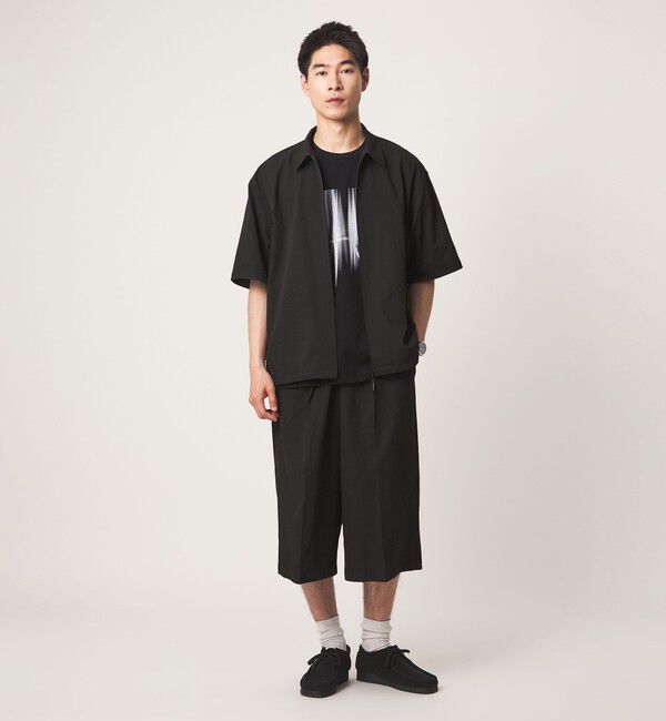 UNITED ARROWS green label relaxing「【WEB限定】＜GLR or＞ジップ ショートスリーブ 半袖 シャツ -吸水速乾-」|シャツ・ブラウス|