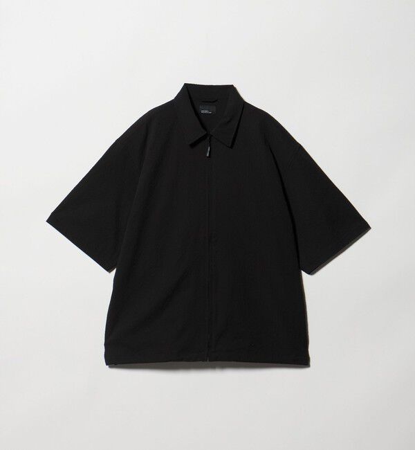UNITED ARROWS green label relaxing「【WEB限定】＜GLR or＞ジップ ショートスリーブ 半袖 シャツ -吸水速乾-」|シャツ・ブラウス|