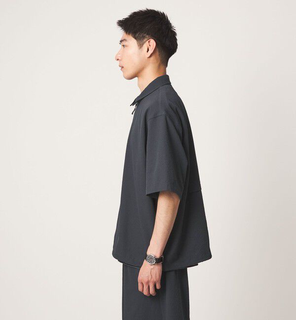 UNITED ARROWS green label relaxing「【WEB限定】＜GLR or＞ジップ ショートスリーブ 半袖 シャツ -吸水速乾-」|シャツ・ブラウス|
