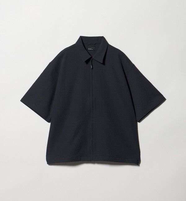 UNITED ARROWS green label relaxing「【WEB限定】＜GLR or＞ジップ ショートスリーブ 半袖 シャツ -吸水速乾-」|シャツ・ブラウス|
