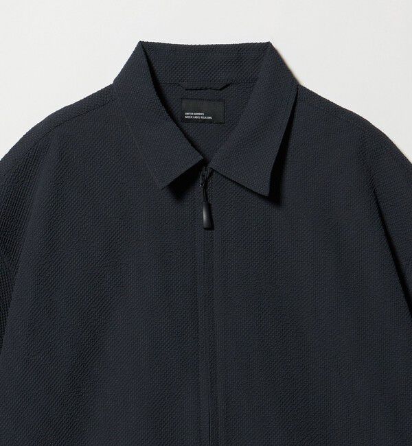 UNITED ARROWS green label relaxing「【WEB限定】＜GLR or＞ジップ ショートスリーブ 半袖 シャツ -吸水速乾-」|シャツ・ブラウス|