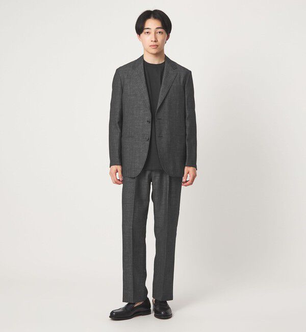 UNITED ARROWS green label relaxing「TW リネン デニムライク 2B 01 セットアップジャケット」|テーラードジャケット|