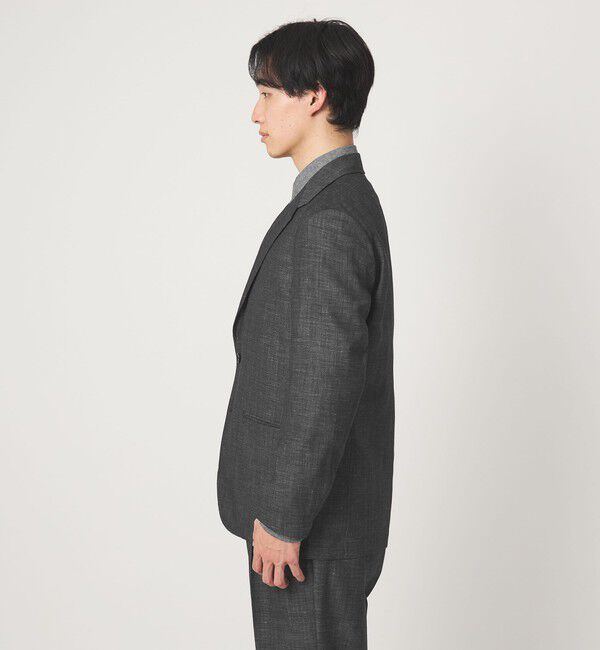 UNITED ARROWS green label relaxing「TW リネン デニムライク 2B 01 セットアップジャケット」|テーラードジャケット|