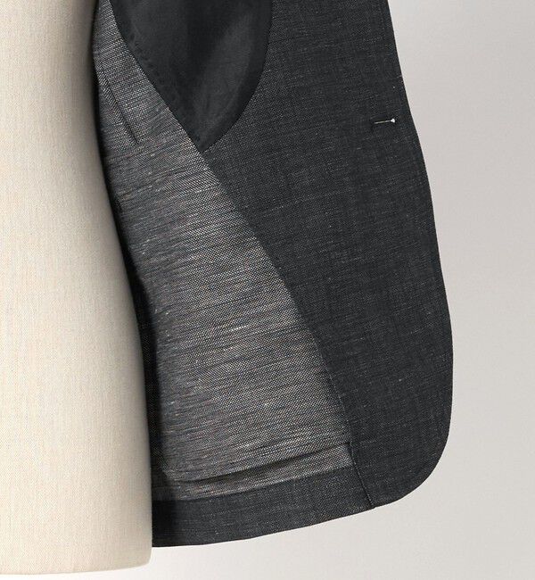 UNITED ARROWS green label relaxing「TW リネン デニムライク 2B 01 セットアップジャケット」|テーラードジャケット|